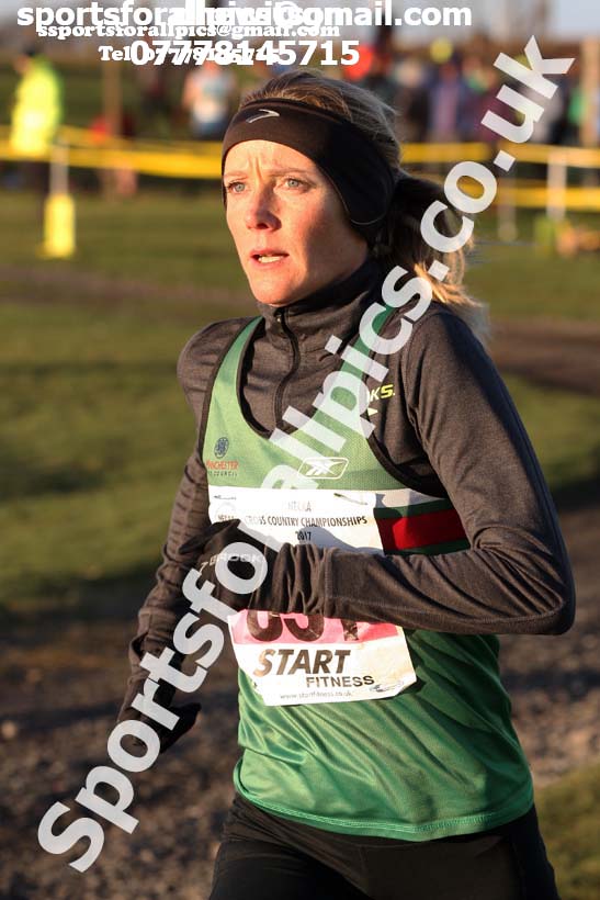 Senior womens North Eastern Cross Country, Redcar. Photo:  David T. Hewitson/Sports for All Pics